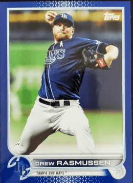 2020 Bowman Chrome Drew Rasmussen Autograph Rookie Car