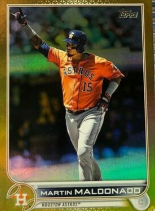 2021 Topps Gold Foil Card Martin Maldonado