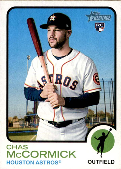 2021 Topps Heritage Clubhouse Chas McCormick Collection card