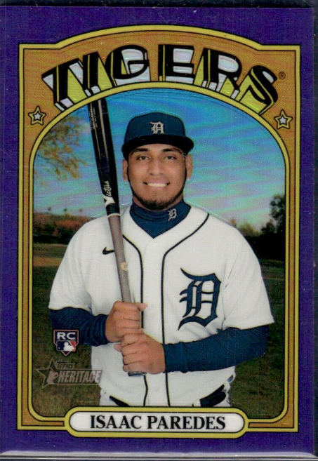 2021 Topps Heritage Isaac Paredes