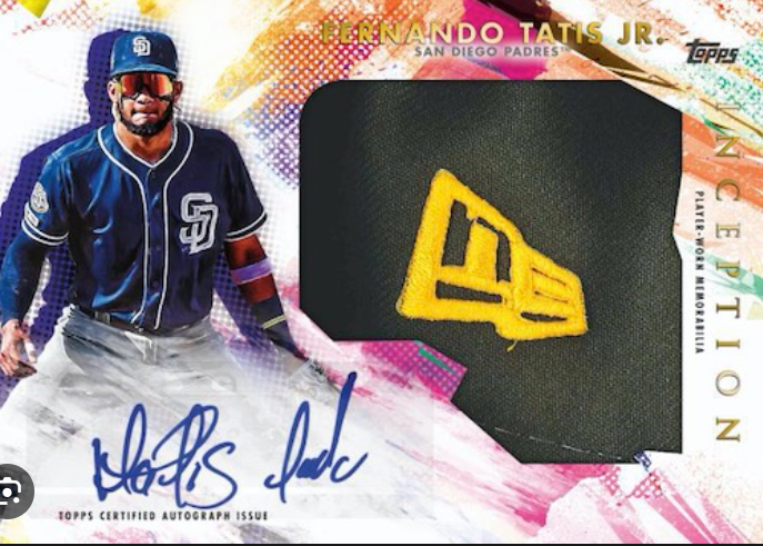 2021 Topps Inception Fernando Tatis Jr. Jumbo Patch Autograph Card