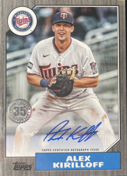 2021 Topps Series 1 Alex Kirilloff Rookie Card