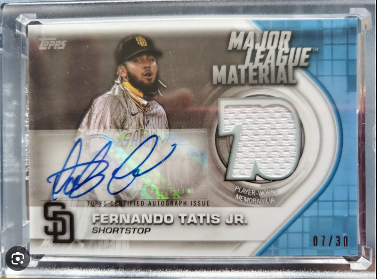 2021 Topps Series 1 Fernando Tatis Jr. Autograph Card