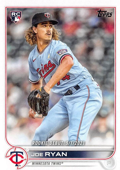 2021 Topps Update Series Joe Ryan Rookie