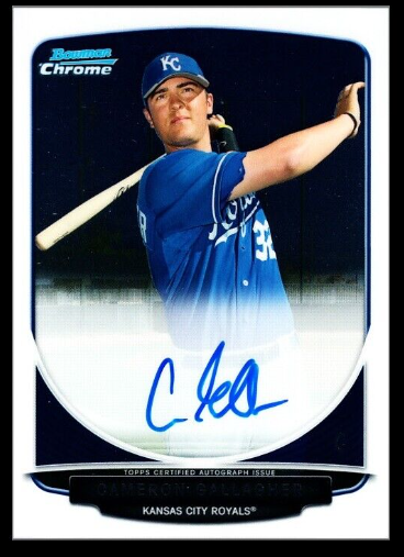 2022 Bowman Chrome Prospect Cameron Gallagher Autographed Card