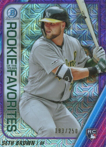 2022 Bowman Chrome Prospects Seth Brown Card