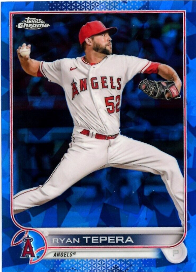 2022 Topps Update Series Ryan Tepera Gold Parallel Card