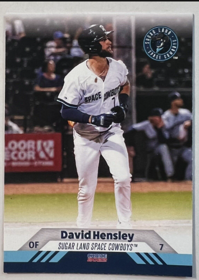 2023 Bowman Chrome David Hensley Rookie Autograph Card