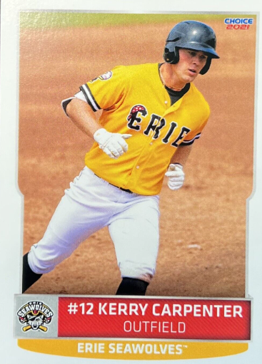 2023 Panini Prizm Kerry Carpenter Prospect Card