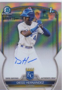 2024 Panini Prizm Diego Hernandez Card