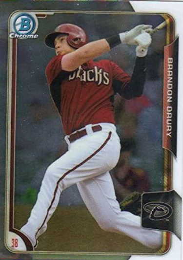 Bowman Chrome Prospects Brandon Drury Autographs