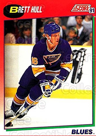 Brett Hull 1991 Score Hockey Cards