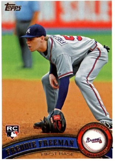 Freddie Freeman 2011 Topps Baseball card