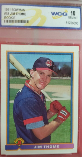 Jim Thome 1991 Bowman Baseball Card