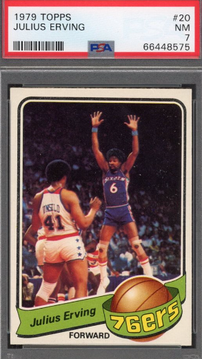 Julius Erving 1979 Topps Basketball Cards