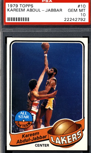 Kareem Abdul-Jabbar 1979 Topps Basketball Cards