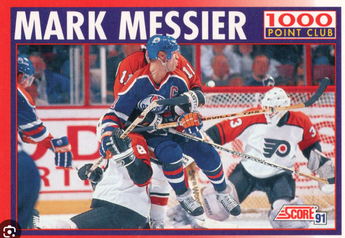 Mark Messier 1991 Score Hockey Cards