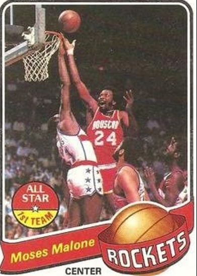 Moses Malone 1979 Topps Basketball Cards