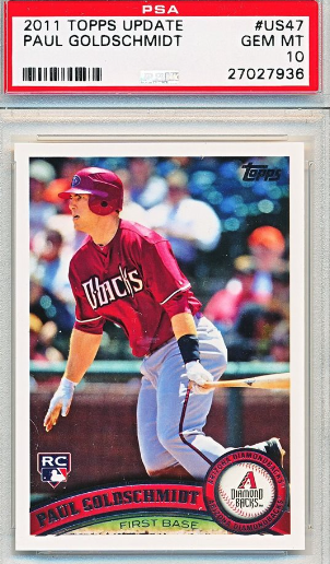 Paul Goldschmidt 2011 Topps Baseball card