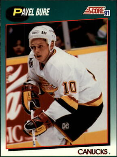 Pavel Bure 1991 Score Hockey Cards