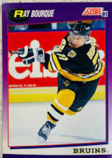 Ray Bourque 1991 Score Hockey Cards