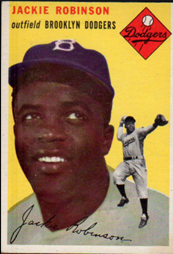 1962 Jackie Robinson Topps Baseball Card