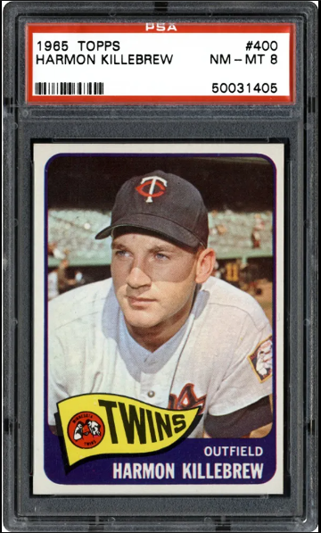 1965 Harmon Killebrew Topps Baseball Card