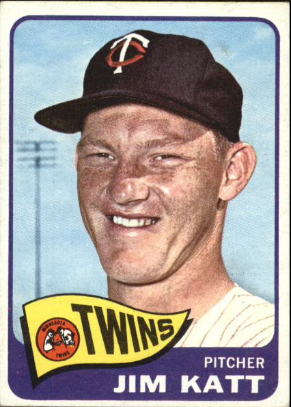 1965 Jim Kaat Topps Baseball Card