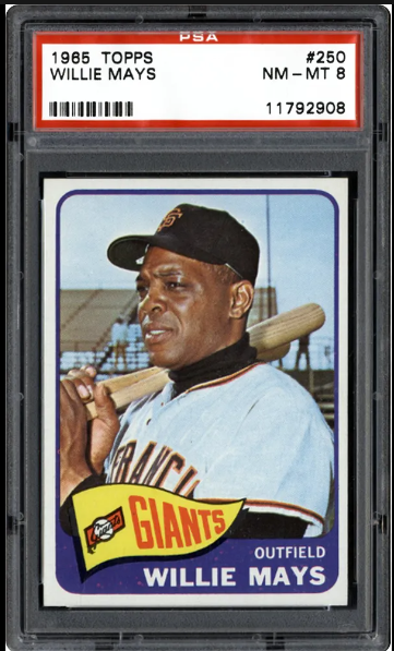 1965 Topps Willie Mays Card