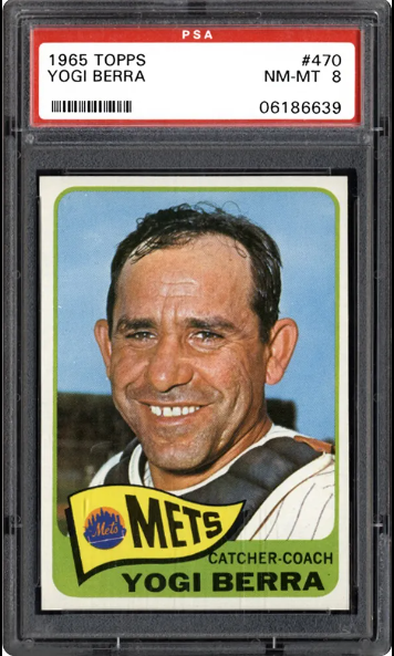 1965 Yogi Berra Topps Baseball Card