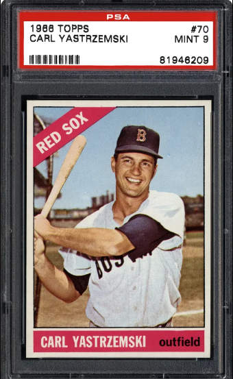 1966 Carl Yastrzemski Topps Baseball Card