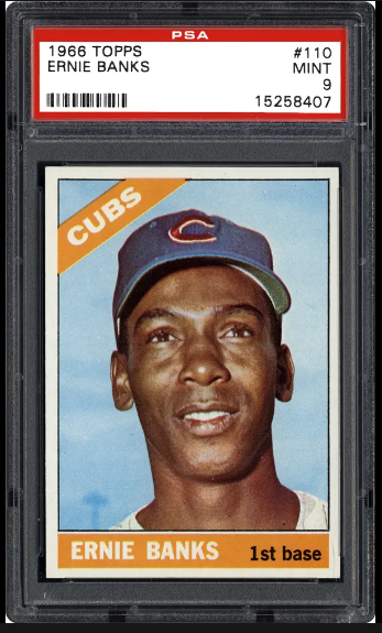 1966 Ernie Banks Topps Baseball Card