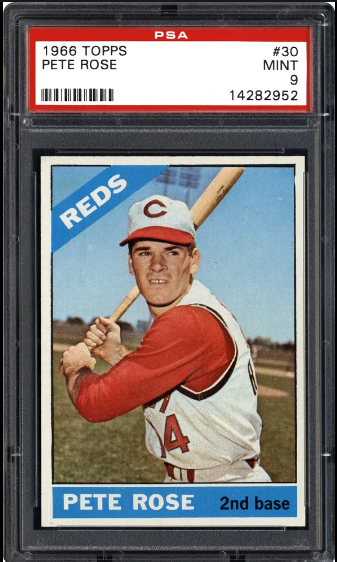 1966 Pete Rose Topps Baseball Card