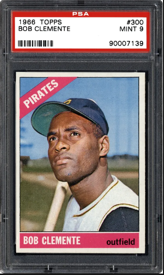 1966 Roberto Clemente Topps Baseball Card