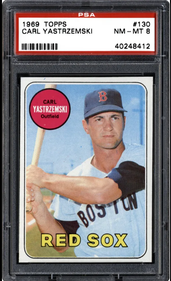 1969 Carl Yastrzemski Topps Baseball Card