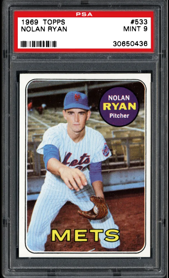 1969 Nolan Ryan Topps Baseball Card