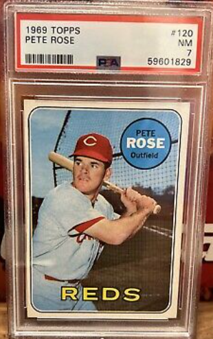 1969 Pete Rose Topps Baseball Card