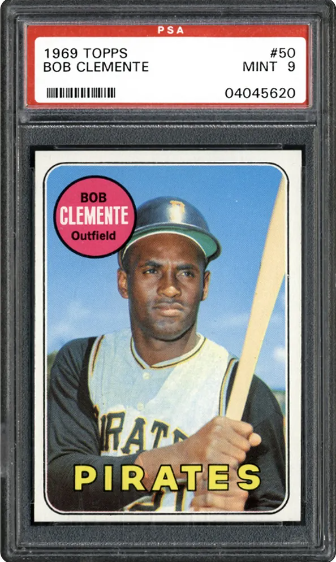 1969 Roberto Clemente Topps Baseball Card