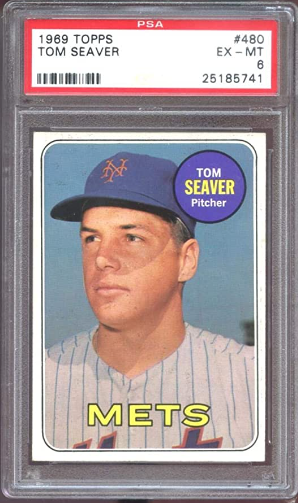 1969 Tom Seaver Topps Baseball Card