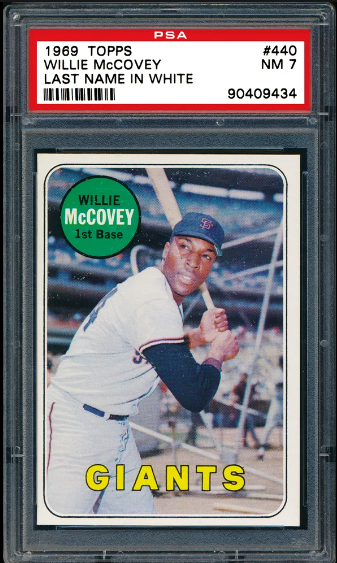 1969 Willie McCovey Topps Baseball Card