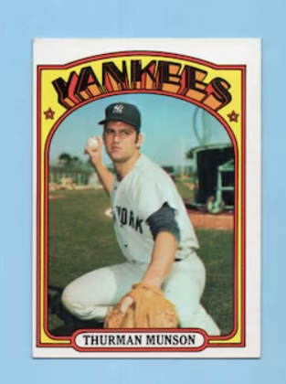 1970 Thurman Munson Topps Baseball Card