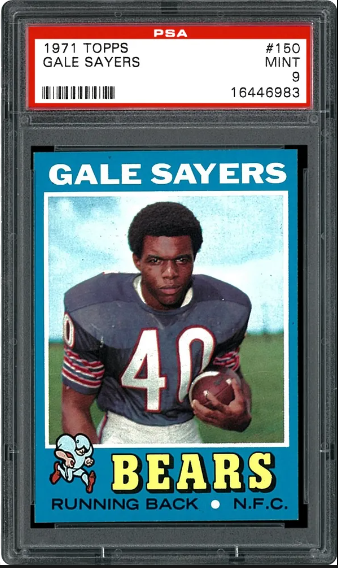 1971 Gale Sayers Topps Football Card