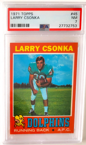 1971 Larry Csonka Topps Football Card