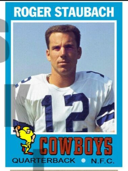 1971 Roger Staubach Topps Football Card