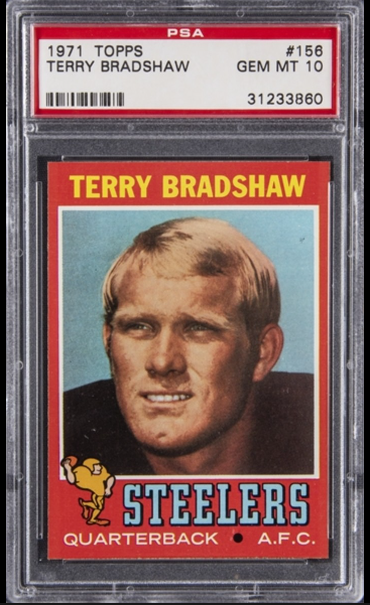 1971 Terry Bradshaw Topps Football Card