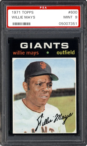 1971 Topps Willie Mays Card