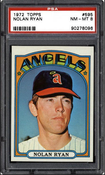 1972 Nolan Ryan Topps Baseball Card