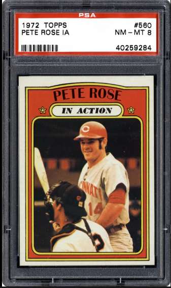 1972 Pete Rose Topps Baseball Card