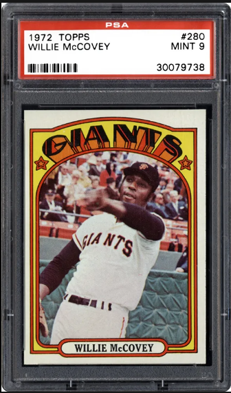 1972 Willie McCovey Topps Baseball Card