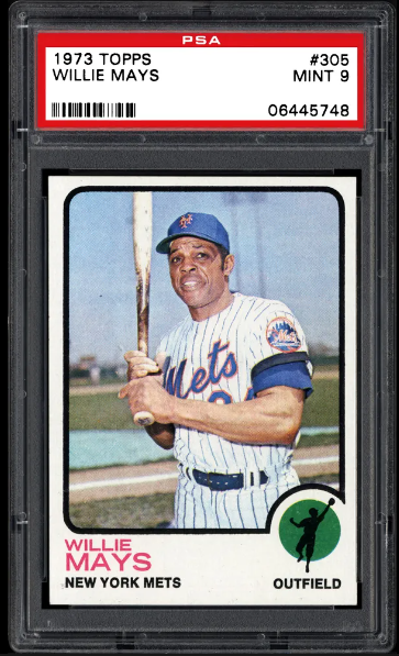 1973 Topps Willie Mays Card